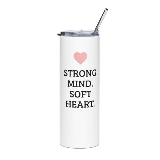 Empowered Mind Tumbler, 20oz Stainless Steel Drinkware, Gifts for Strong Women, Motivational Cups, Inspirational Tumblers, Coffee Cup