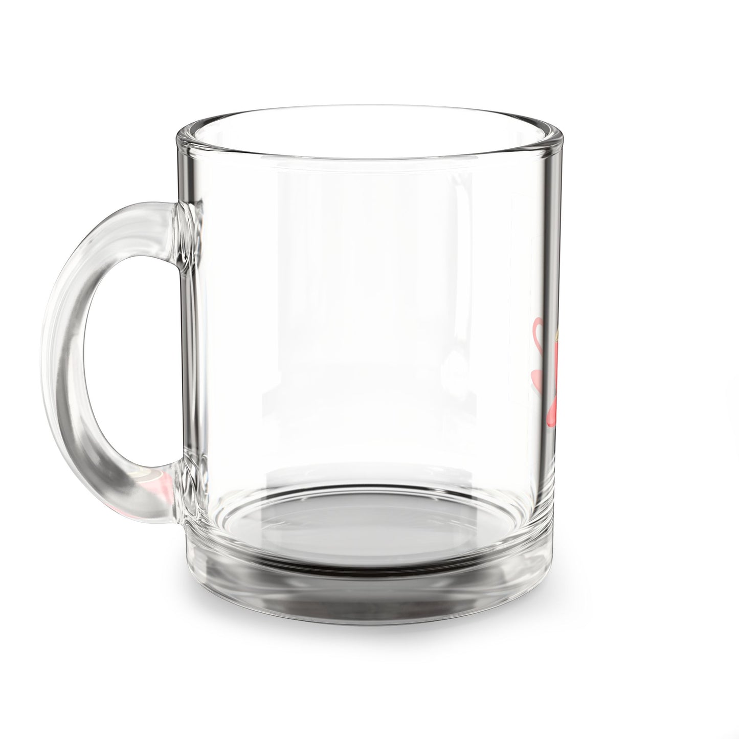 Charming Glass Mug, 10oz | Perfect for Coffee Lovers, Tea Enthusiasts, Gifts for Her, Valentine's Day, Home Decor