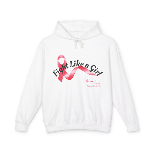 Empowering Pink Ribbon Hoodie, Fight Like a Girl Sweatshirt, Support Breast Cancer Awareness, Thoughtful Gift for Fighters, [...]