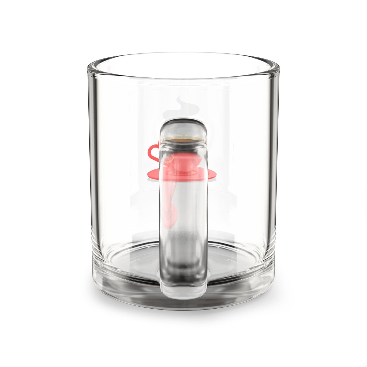 Charming Glass Mug, 10oz | Perfect for Coffee Lovers, Tea Enthusiasts, Gifts for Her, Valentine's Day, Home Decor