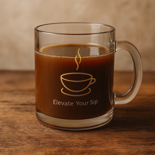 Charming Glass Mug, 10oz | Perfect for Coffee Lovers, Tea Enthusiasts, Gifts for Her, Valentine's Day, Home Decor